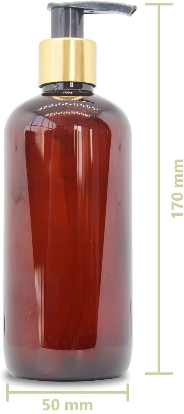 PET golden cap pump bottle PET golden cap pump bottle